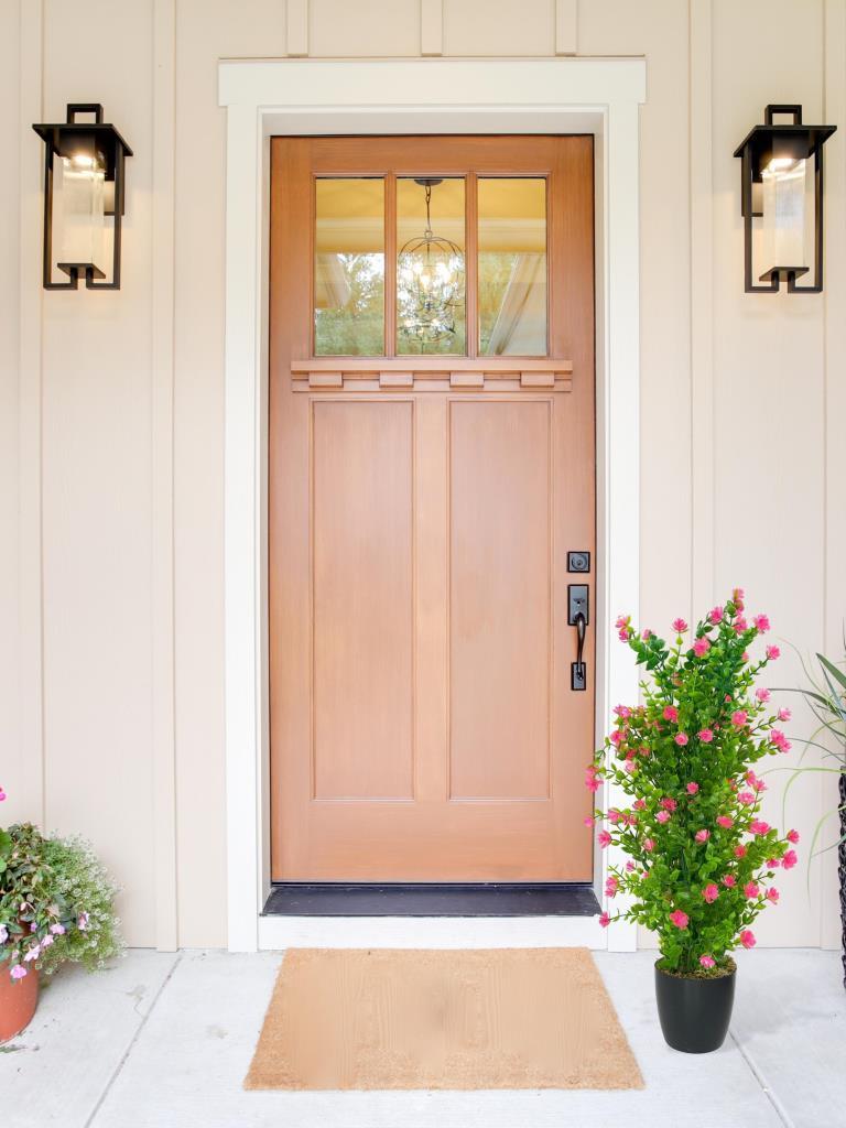 Yapay Çiçek Siyah Saksıda Pembe Mineli Şimşir Ağacı 55cm