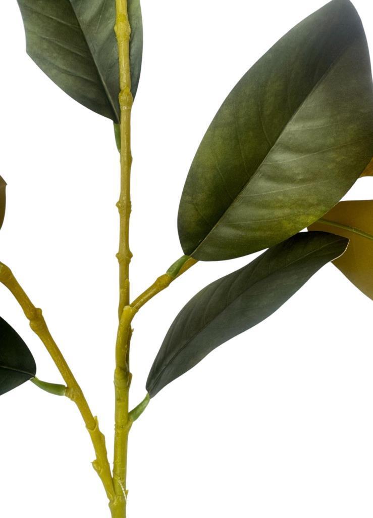 Yapay Çiçek Somon Manolya Islak Doku 3 Kafalı Uzun Dal Çiçek Flowers 80cm