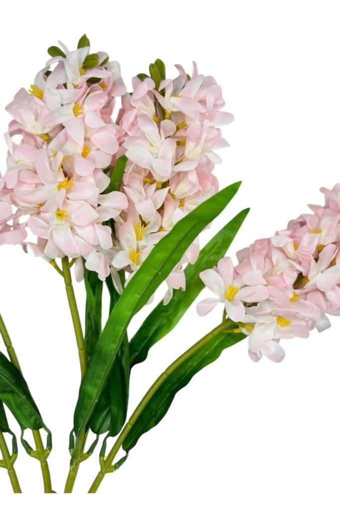 Yapay Çiçek Sümbül Demeti Pembe 55*40cm 1.Kalite