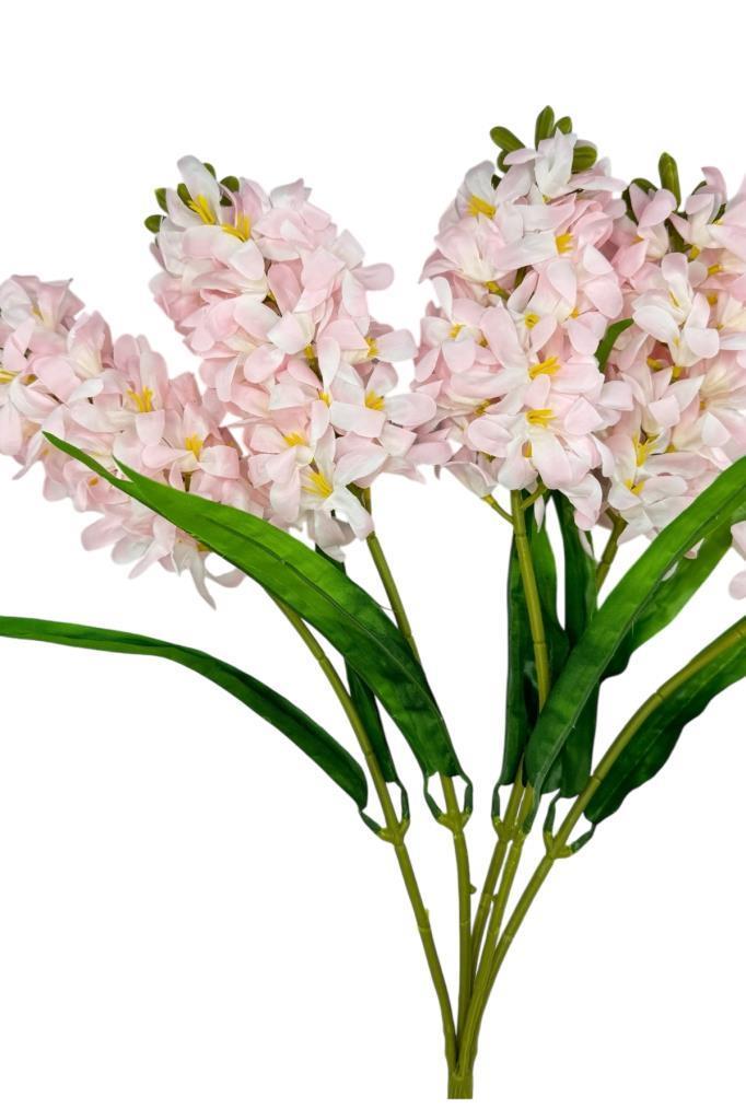 Yapay Çiçek Sümbül Demeti Pembe 55*40cm 1.Kalite