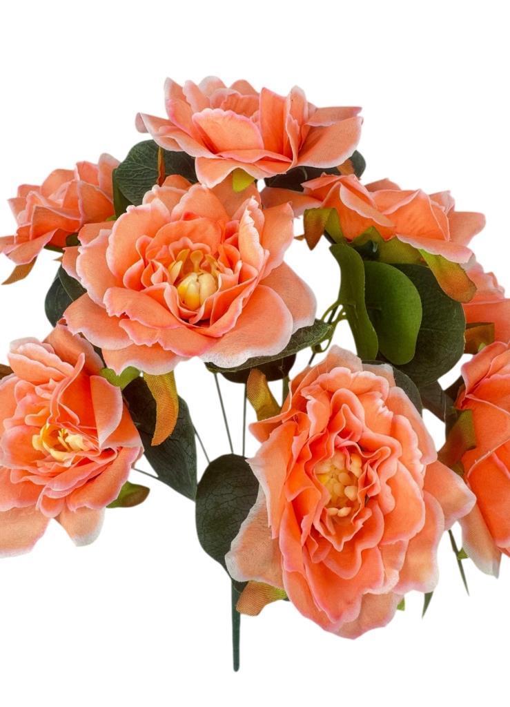 Yapay Çiçek Yavruağzı 10lu Gül Demeti 40*30cm