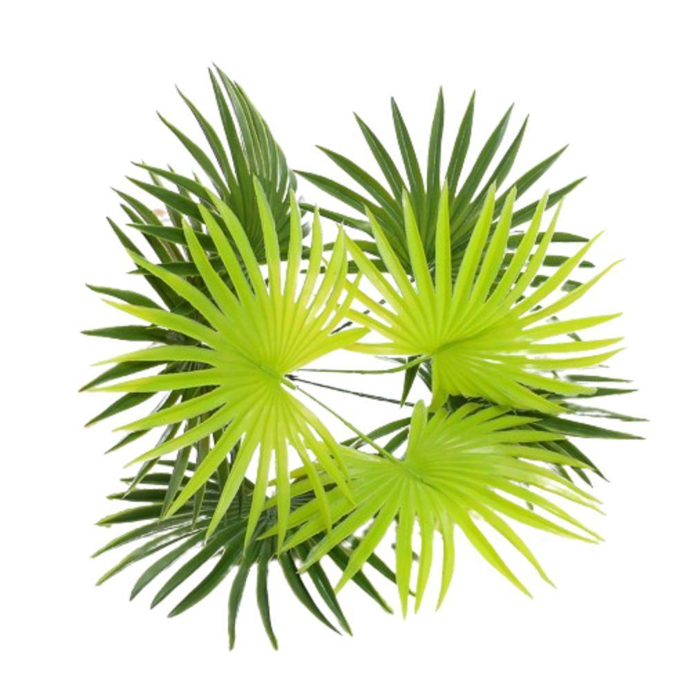 Yapay Çiçek Yelpaze Palmiye 8 Yapraklı  Demet 50*40cm Salon Çiçeği Yapay Bitki