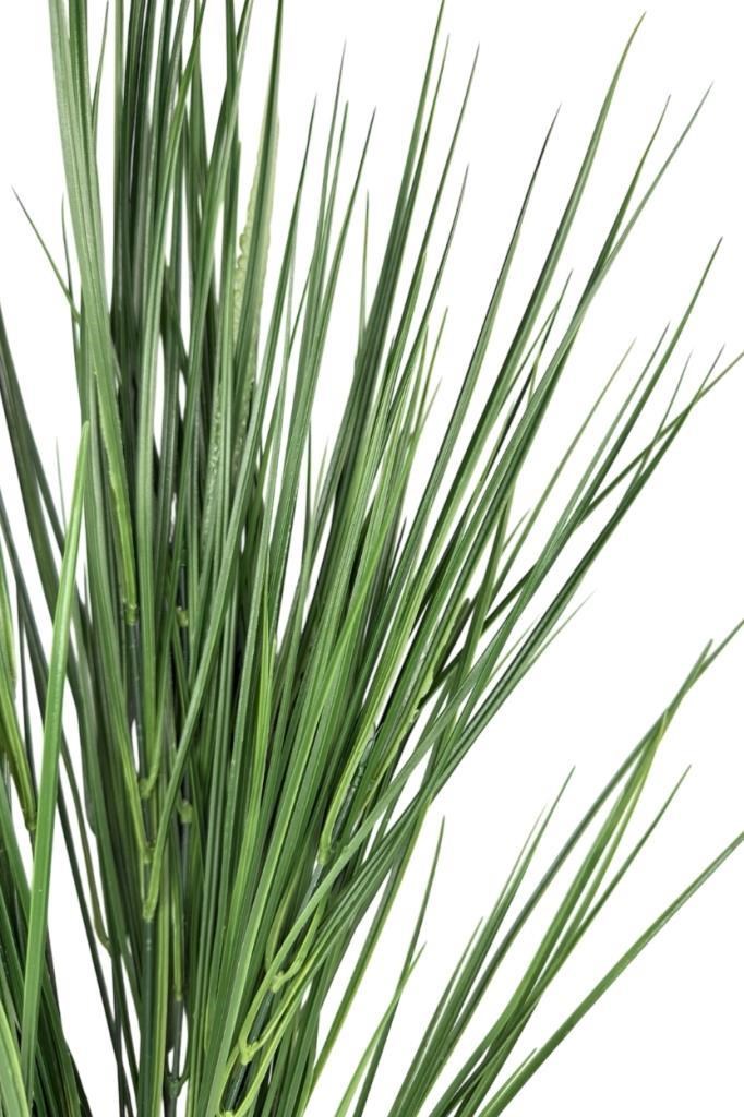 Yapay Çiçek Yeşil Grass Saz 80cm Bitki Yapay Çiçek Dekor Çiçeği Uzun Ot
