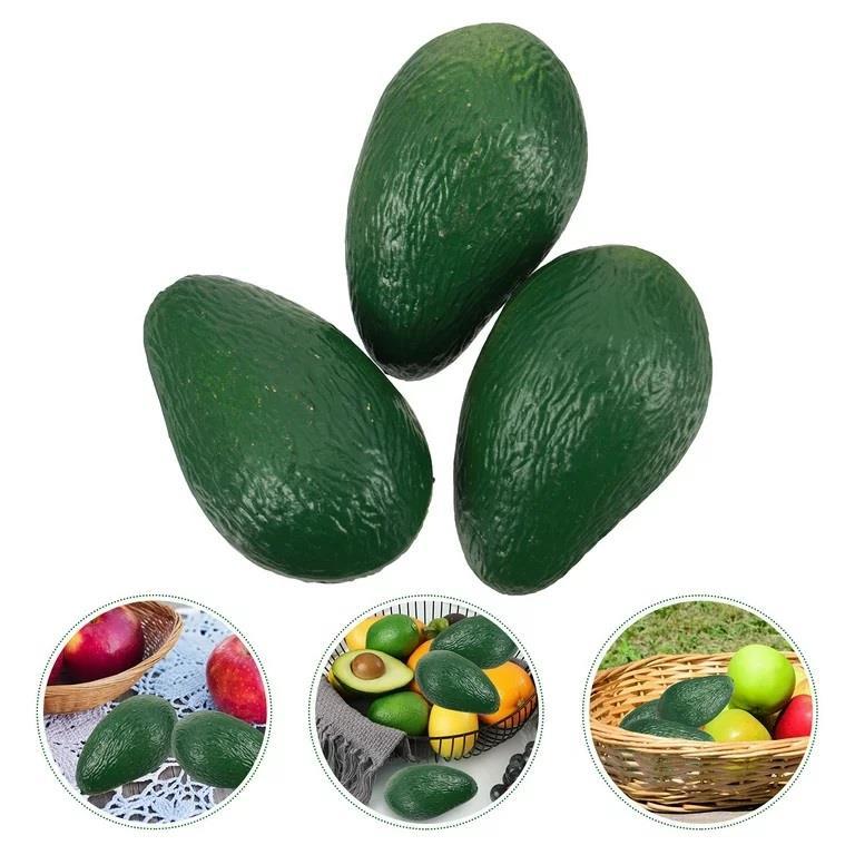 Yapay Meyve Avokado Fake Fruit 6 Lı Paket