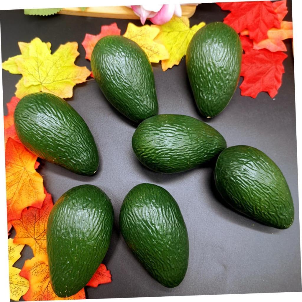 Yapay Meyve Avokado Fake Fruit 6 Lı Paket