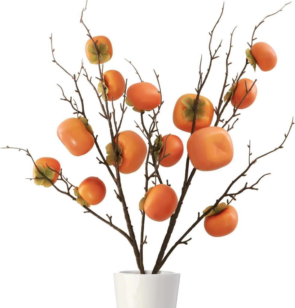 Yapay Meyve Cennet Hurması Fruit Tropik Meyve 12*7cm 1adet