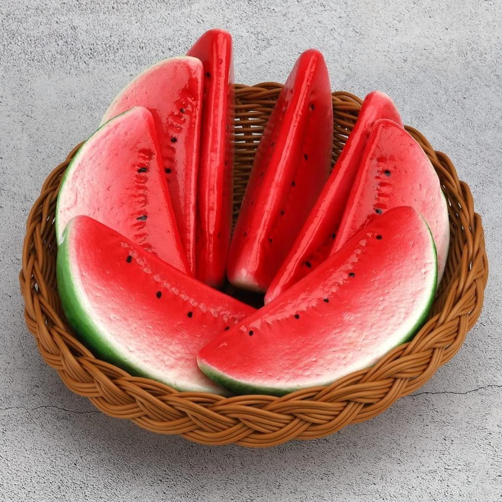 Yapay Meyve Karpuz Dilimi 15*7cm Köpük Malzeme 1 Dilim 