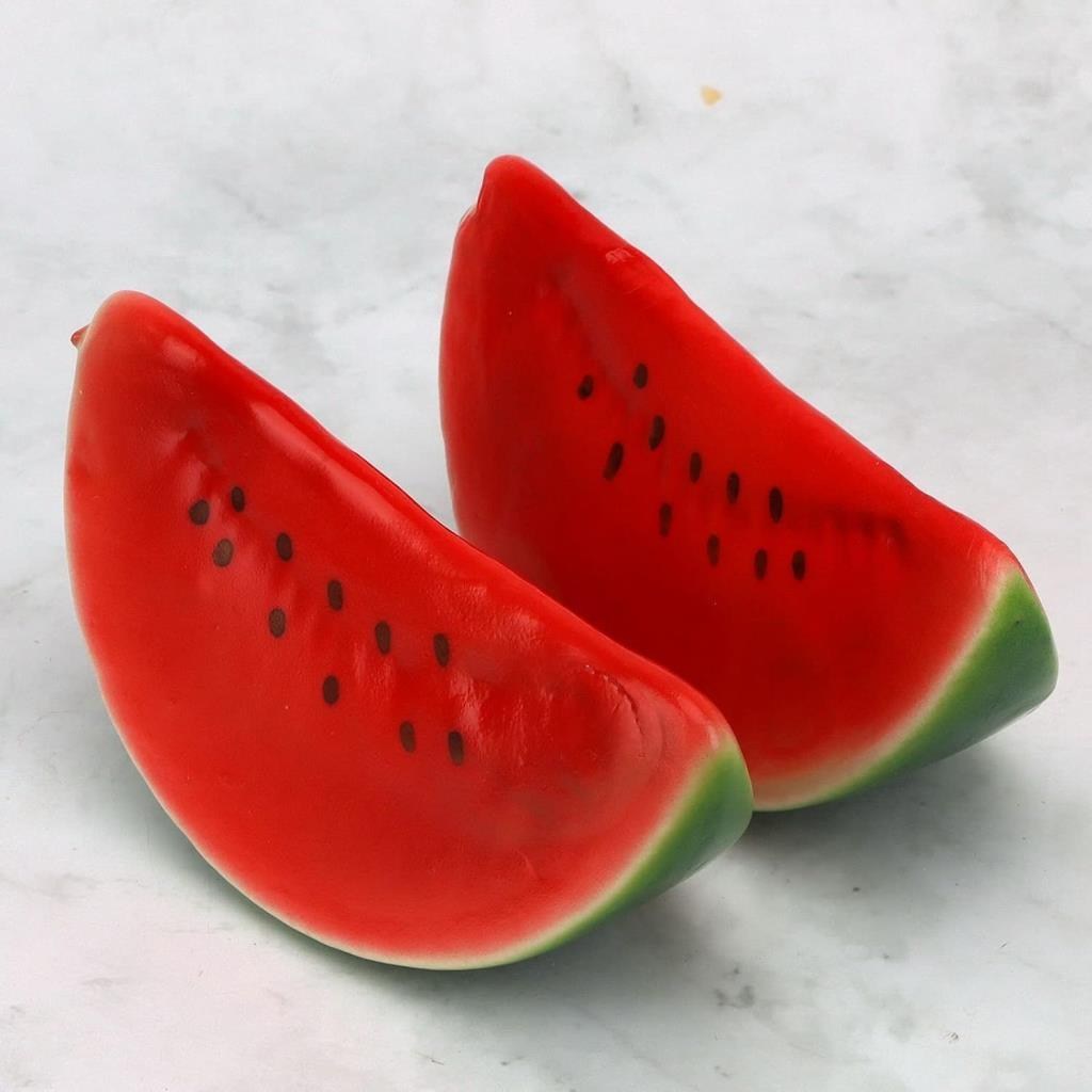 Yapay Meyve Karpuz Dilimi 15*7cm Köpük Malzeme 1 Dilim 