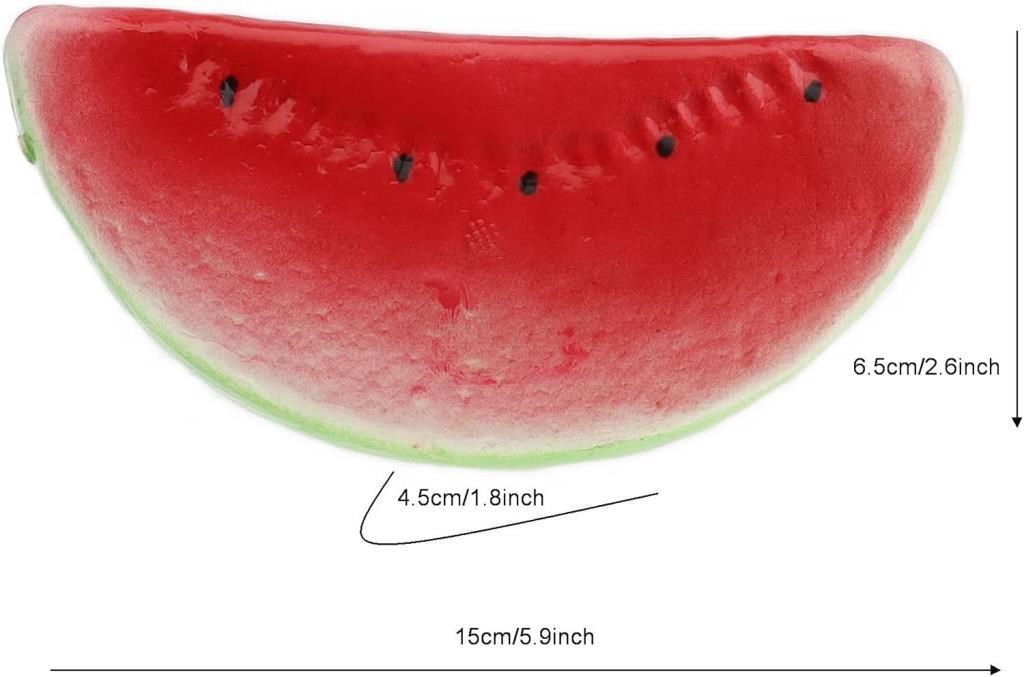Yapay Meyve Karpuz Dilimi 15*7cm Köpük Malzeme 1 Dilim 
