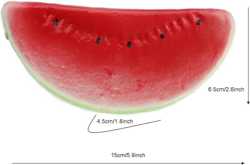 Yapay Meyve Karpuz Dilimi 15*7cm Köpük Malzeme 1 Dilim 