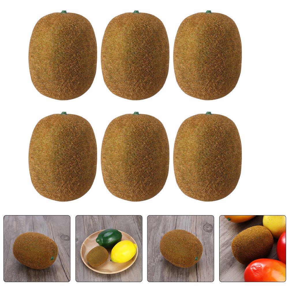 Yapay Meyve Kivi Fake Fruit 6 Lı Paket