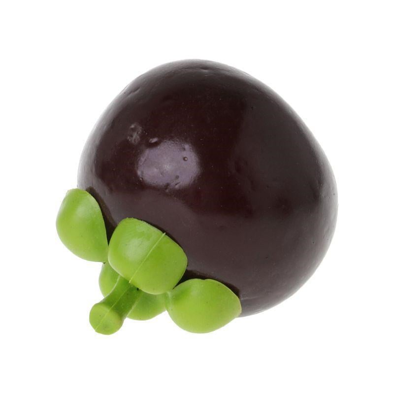 Yapay Meyve Mangosteen Tropik Meyve 8*7cm 1adet