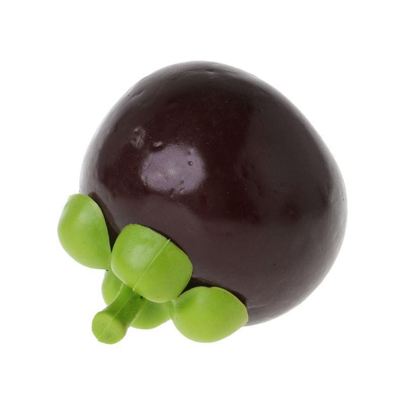 Yapay Meyve Mangosteen Tropik Meyve 8*7cm 1adet