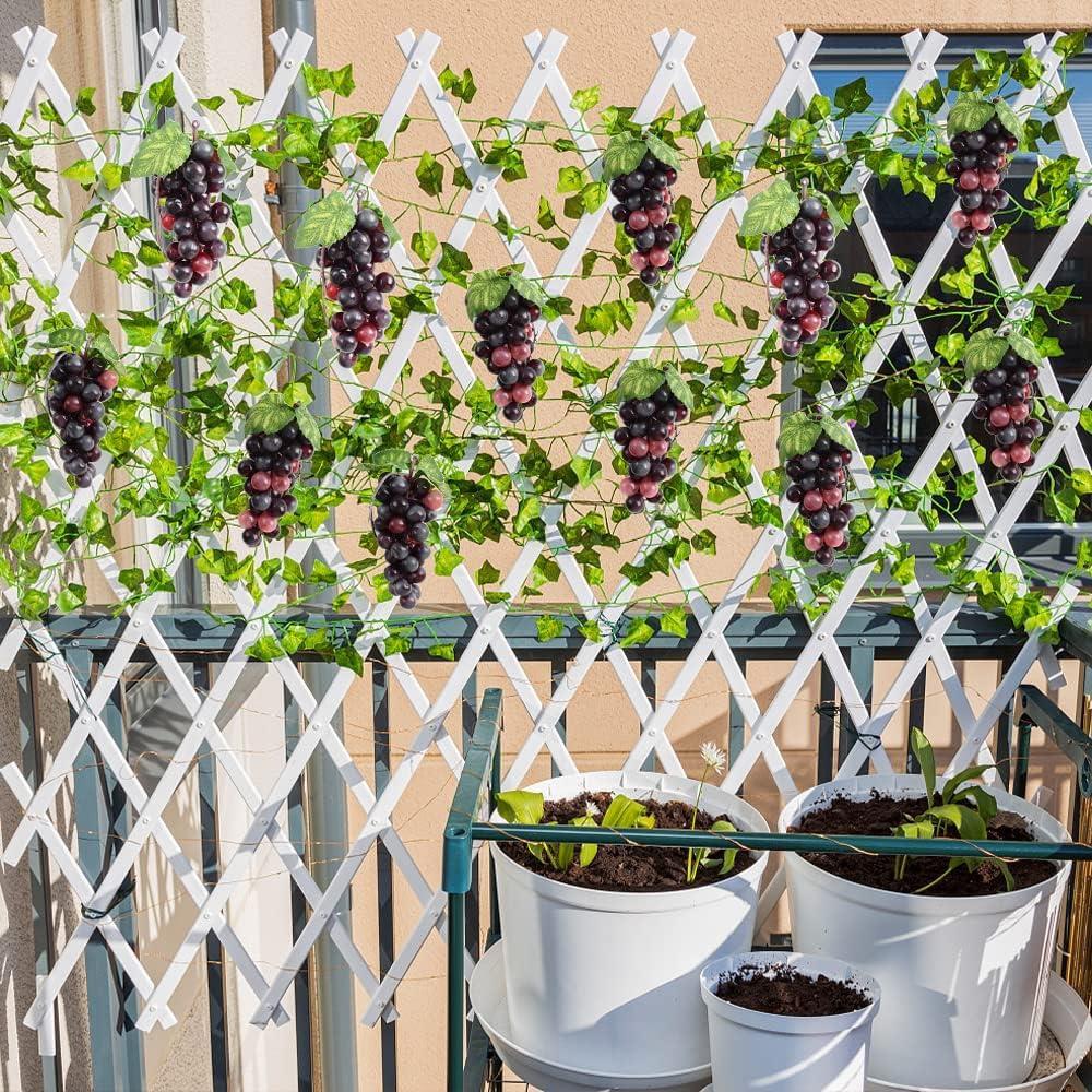 Yapay Meyve Mor Siyah Üzüm Küçük Boy Süs Dekoratif Sahte Meyve 10cm