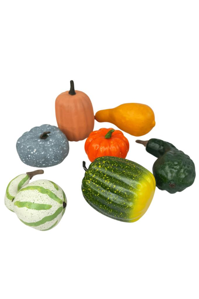 Yapay Mini  Kabak Çeşitleri 7 Farklı Model Ve Renk