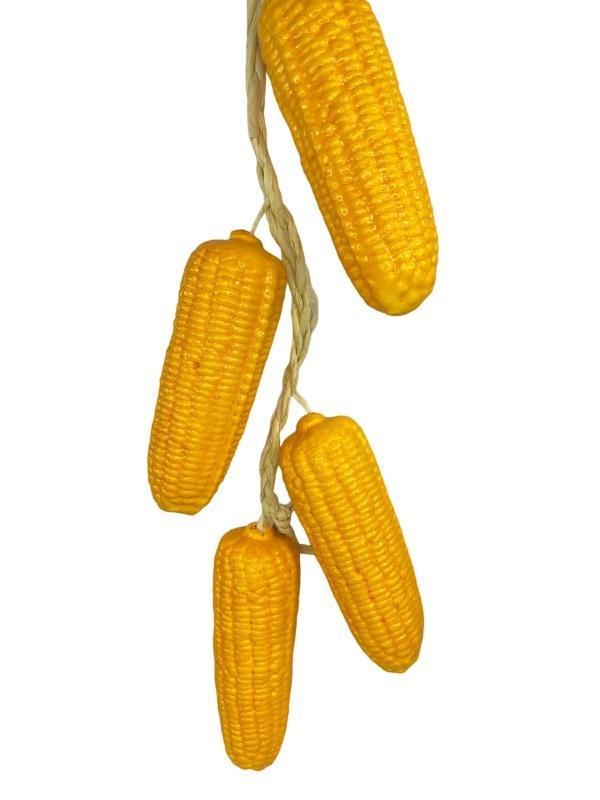 Yapay Mısır Salkımı Süs Sahte Darı Yapay Meyve Sebze