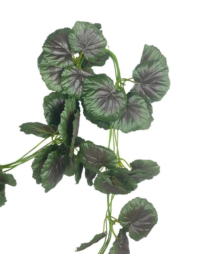 Yapay Sarmaşık Bordo Yeşil Sardunya 5Dallı 230cm Doğalgaz Borusu Kapatıcı Dekoratif Yapay Çiçek 