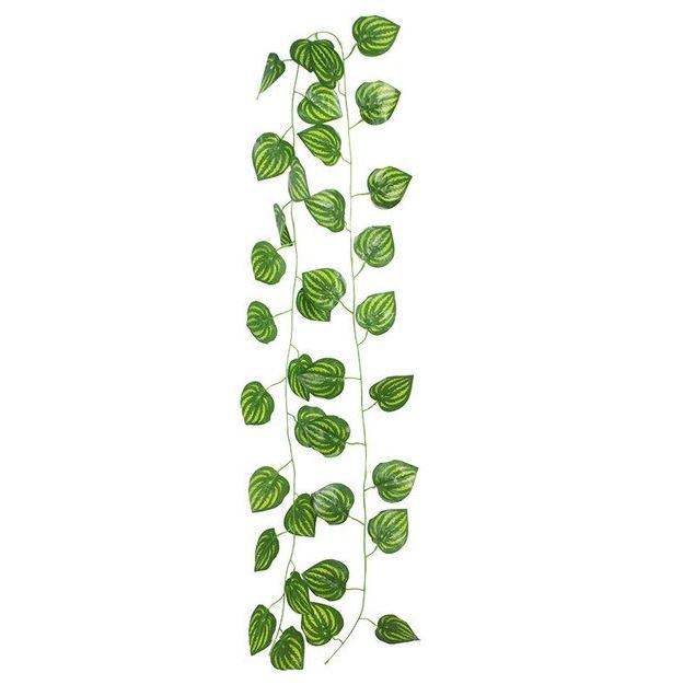 Yapay Sarmaşık Sarı Çizgili Yapay Çiçek Dekoru 230cm