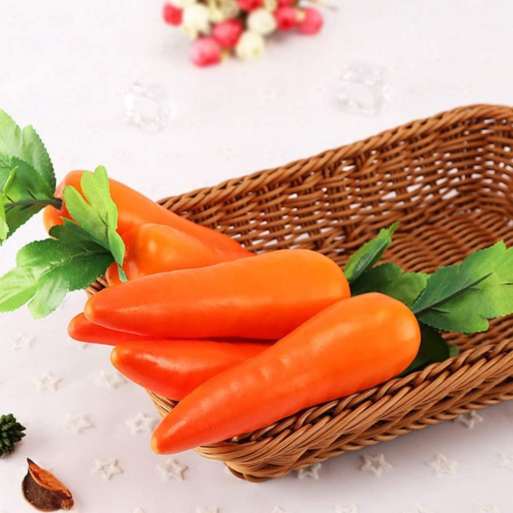 Yapay Sebze Havuç Carrot 1adet 15*4cm Gerçek Boyut