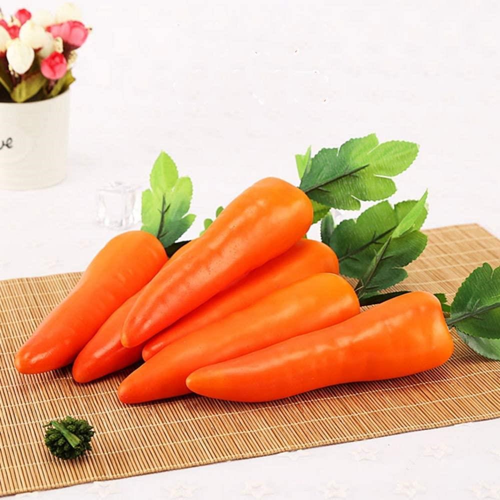 Yapay Sebze Havuç Carrot 1adet 15*4cm Gerçek Boyut