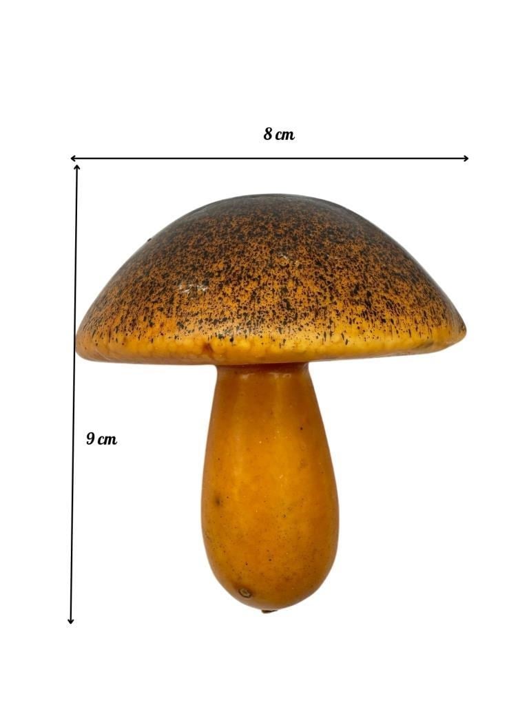 Yapay Sebze Mantar Porçini Model 1adet 9cm 