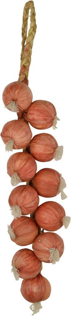 Yapay Soğan Salkımı Süs Sahte Kahverengi Soğan Yapay Meyve Sebze