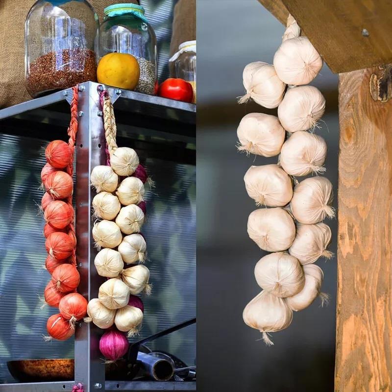 Yapay Soğan Salkımı Süs Sahte Kahverengi Soğan Yapay Meyve Sebze