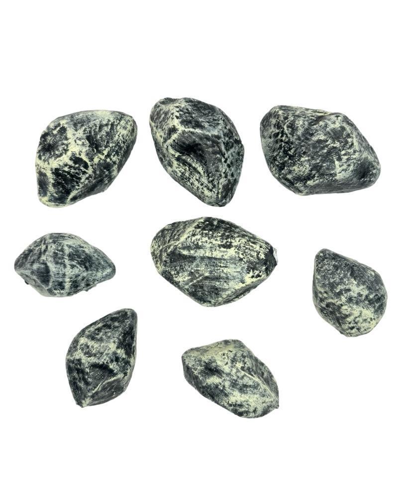 Yapay Taş Teraryum Ve Akvaryum Dekoru Siyah Gri