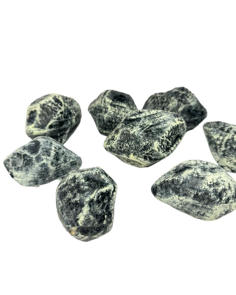 Yapay Taş Teraryum Ve Akvaryum Dekoru Siyah Gri