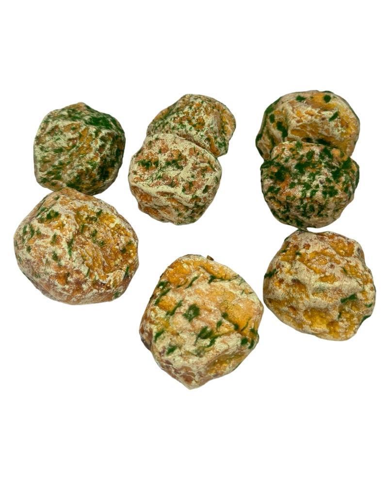 Yapay Taş Teraryum Ve Akvaryum Dekoru Kahverengi Yeşil Yosunlu