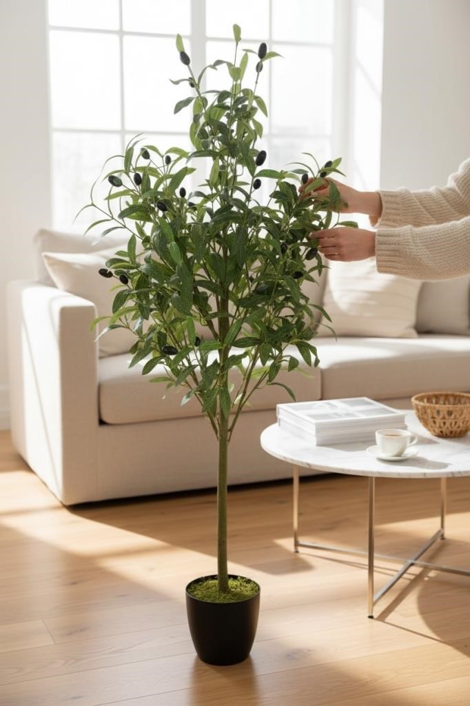 Yapay Zeytin Ağacı 110cm Doğal Görünümlü Yapay Ağaç