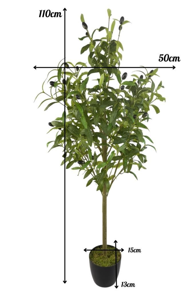 Yapay Zeytin Ağacı 110cm Doğal Görünümlü Yapay Ağaç