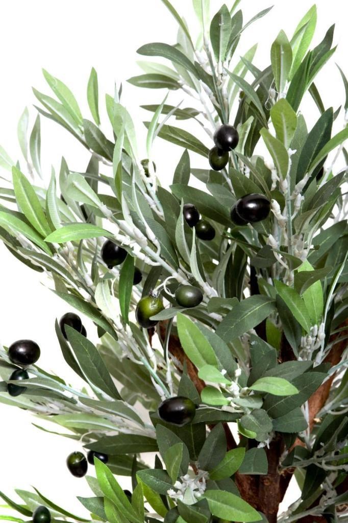 Yapay Zeytin Ağacı 120cm Tek Gövdeli Doğal Gerçek Görünümlü Yapay Ağaç