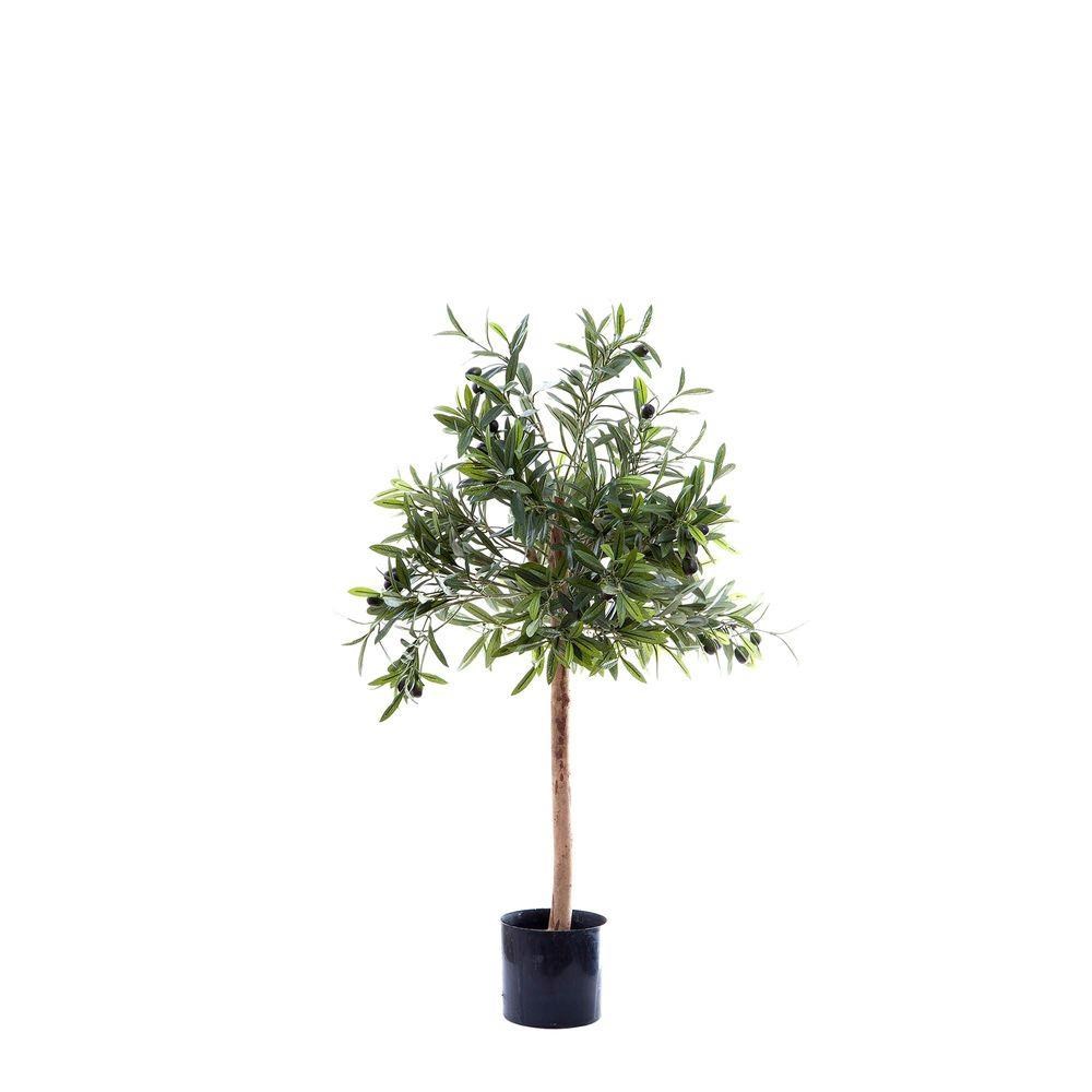 Yapay Zeytin Ağacı 120cm Tek Gövdeli Doğal Gerçek Görünümlü Yapay Ağaç