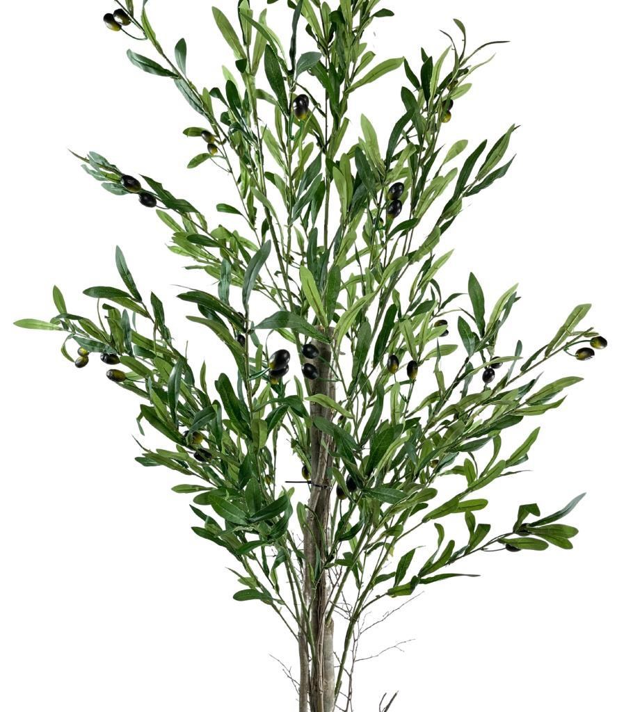 Yapay Zeytin Ağacı 160cm Tek Gövdeli Çalılı Doğal Gerçek Görünümlü Yapay Ağaç