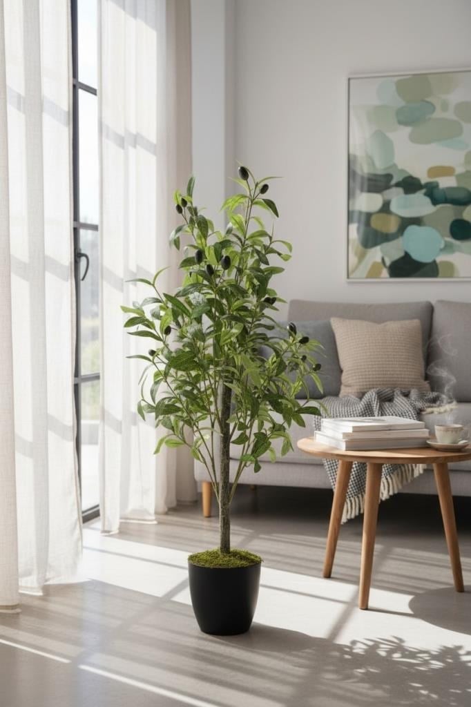 Yapay Zeytin Ağacı 85cm Doğal Görünümlü Yapay Ağaç
