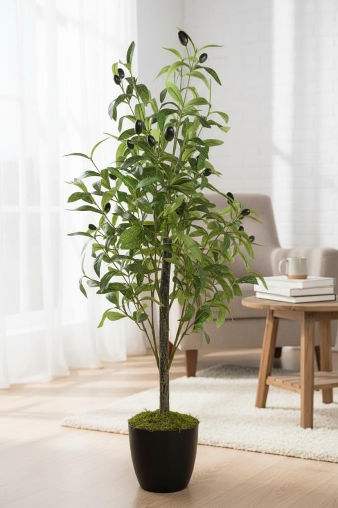 Yapay Zeytin Ağacı 85cm Doğal Görünümlü Yapay Ağaç