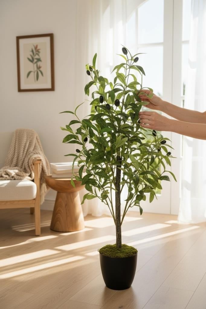 Yapay Zeytin Ağacı 85cm Doğal Görünümlü Yapay Ağaç