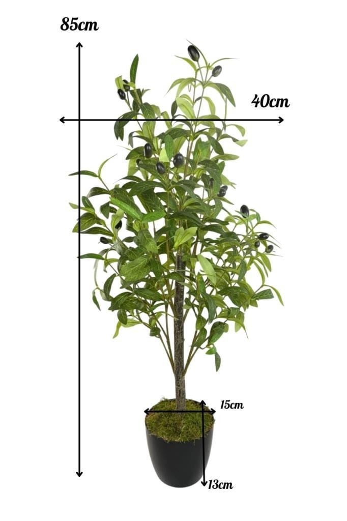 Yapay Zeytin Ağacı 85cm Doğal Görünümlü Yapay Ağaç