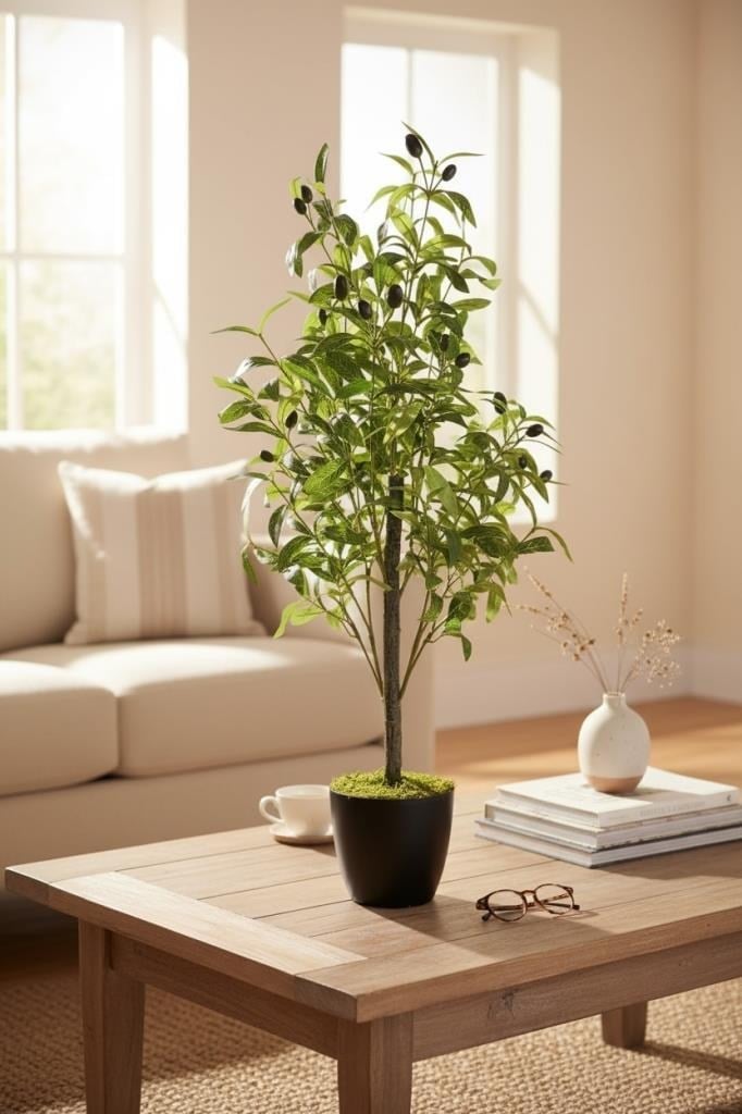 Yapay Zeytin Ağacı 85cm Doğal Görünümlü Yapay Ağaç