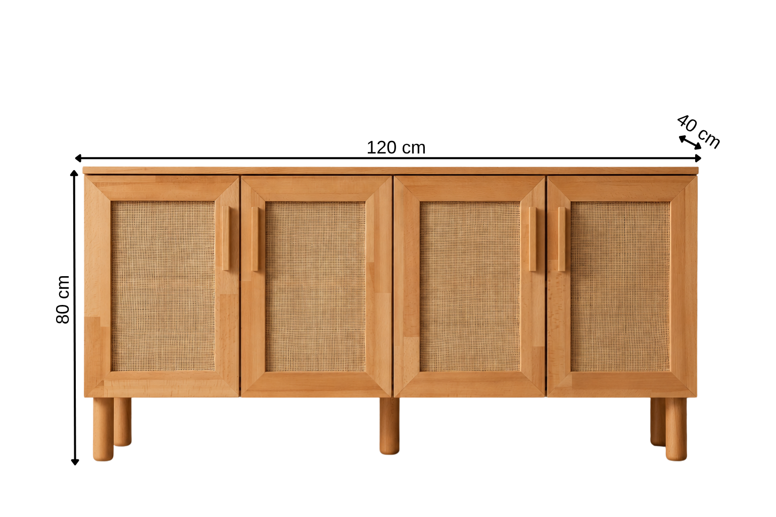 Ares Holzkonsole, Buffet