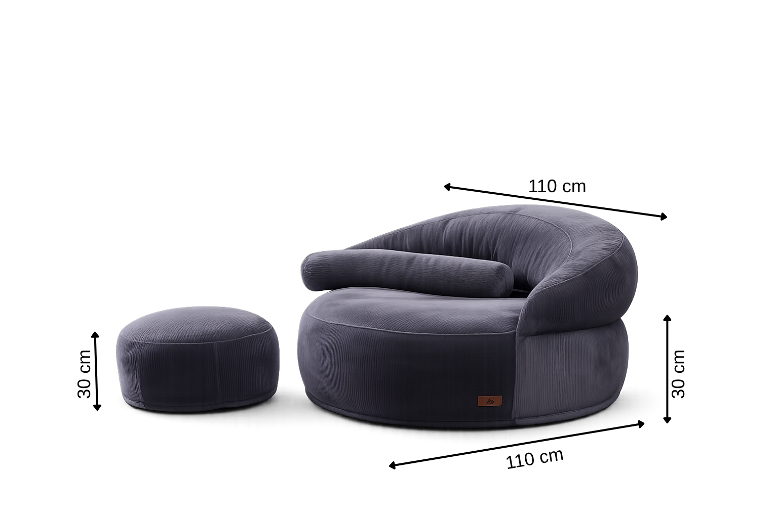 Comfy Puf XL Anthrazit