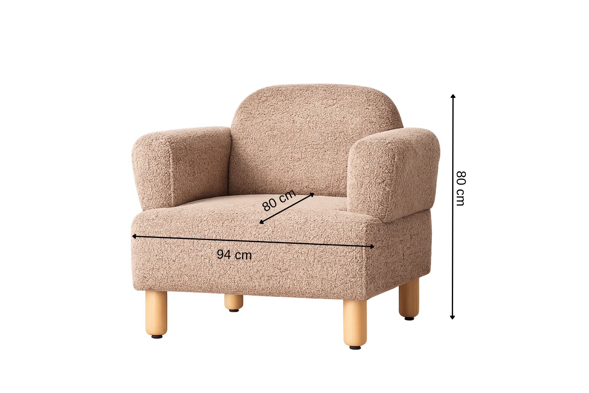Hera Sessel, Braun