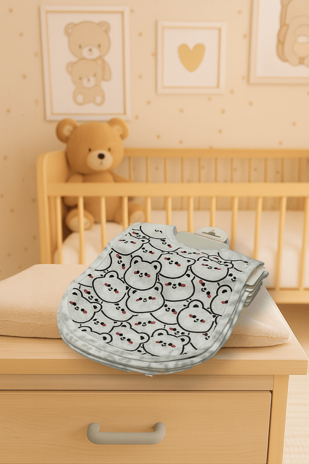 Ahsen Bebek Çizgi Karakter Figürlü Mama Önlüğü