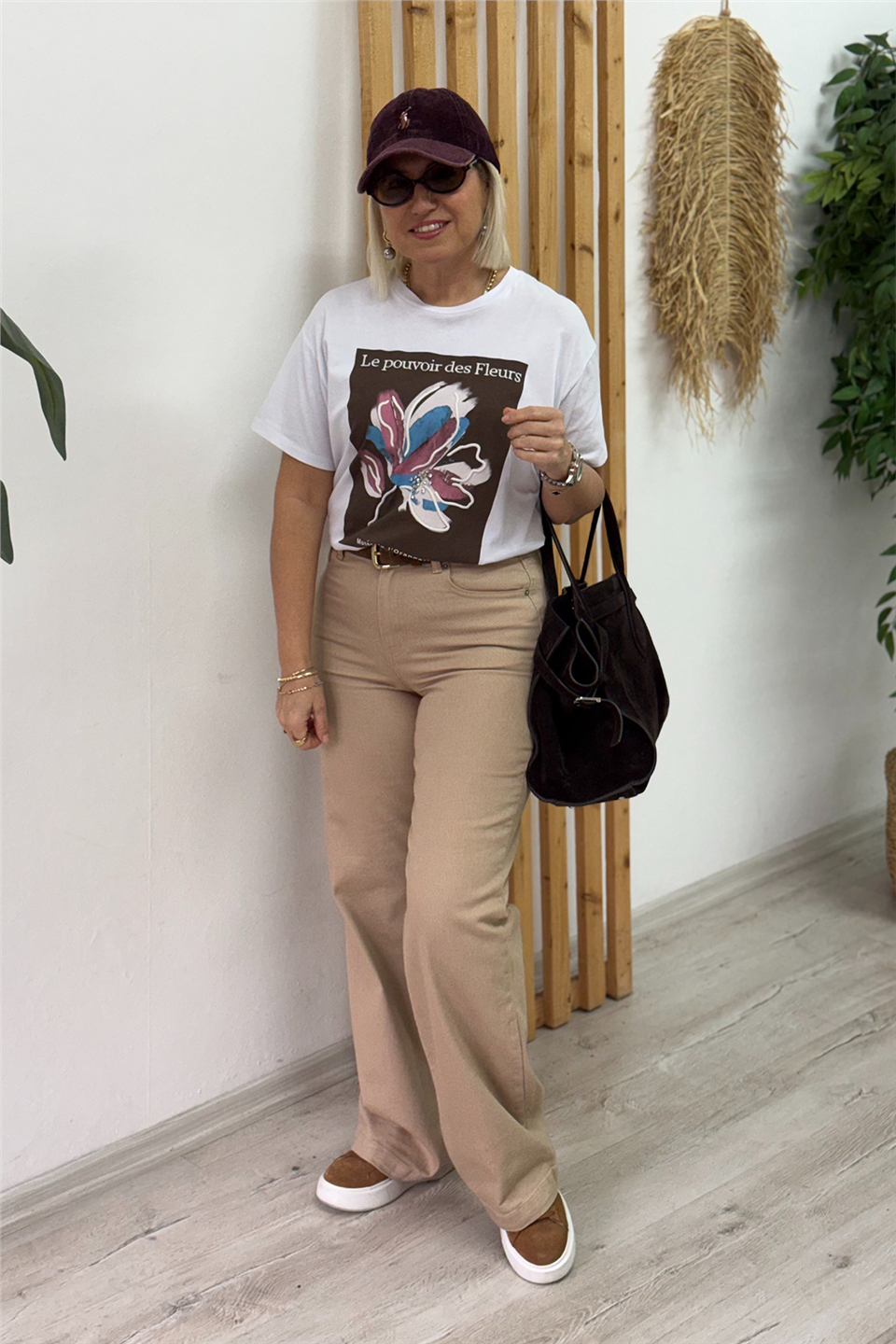 Cappucino Bol Paça Yüksek Bel Lycralı JeanAPNT20250958-CAPPUCINO-36