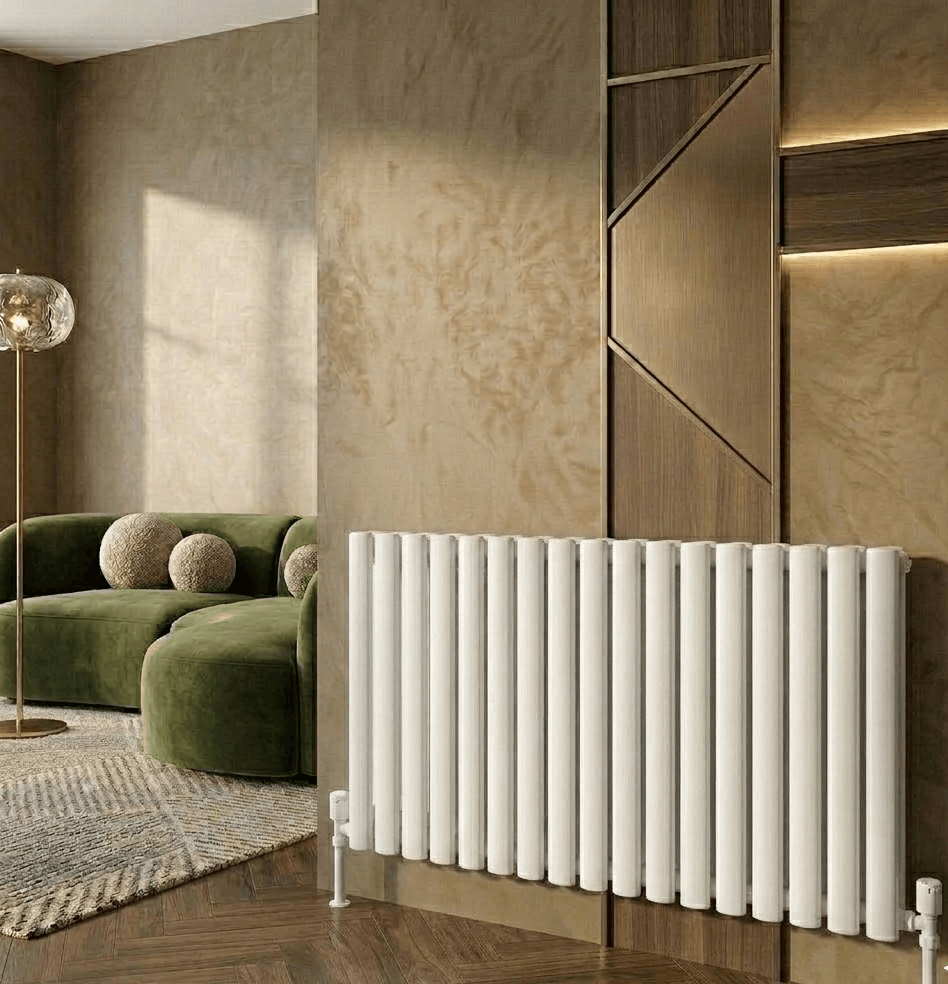 AURA Çelik Dekoratif Radyatör 600x1368 Beyaz