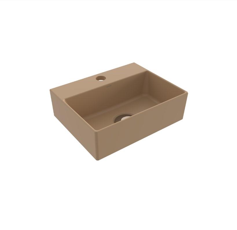 Bocchi Sottile Slim Line Dikdörtgen Lavabo 30x24 cm Mat Kaşmir