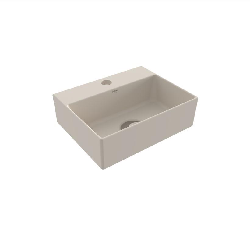 Bocchi Sottile Slim Line Dikdörtgen Lavabo 30x24 cm Mat Yasemin
