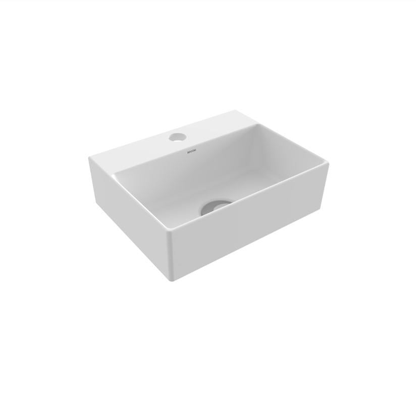 Bocchi Sottile Slim Line Dikdörtgen Lavabo 30x24 cm Mat Beyaz