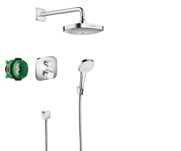 DESİGN SHOWER SET KROM